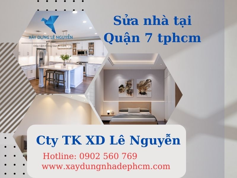 Công ty sửa nhà tại quận 7 tphcm-Xây dựng Lê Nguyễn